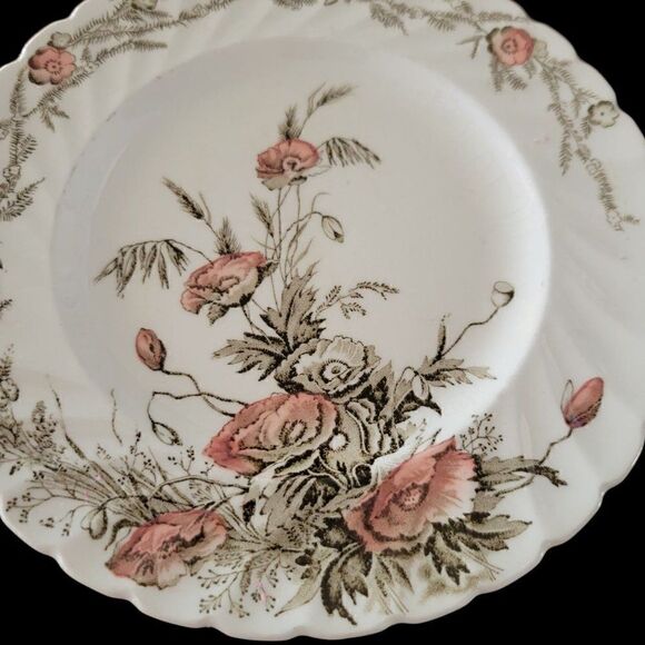 Vintage Royal Staffordshire Harvest Clairce Cliff Dinnerware Saucer - Picture 2 of 6